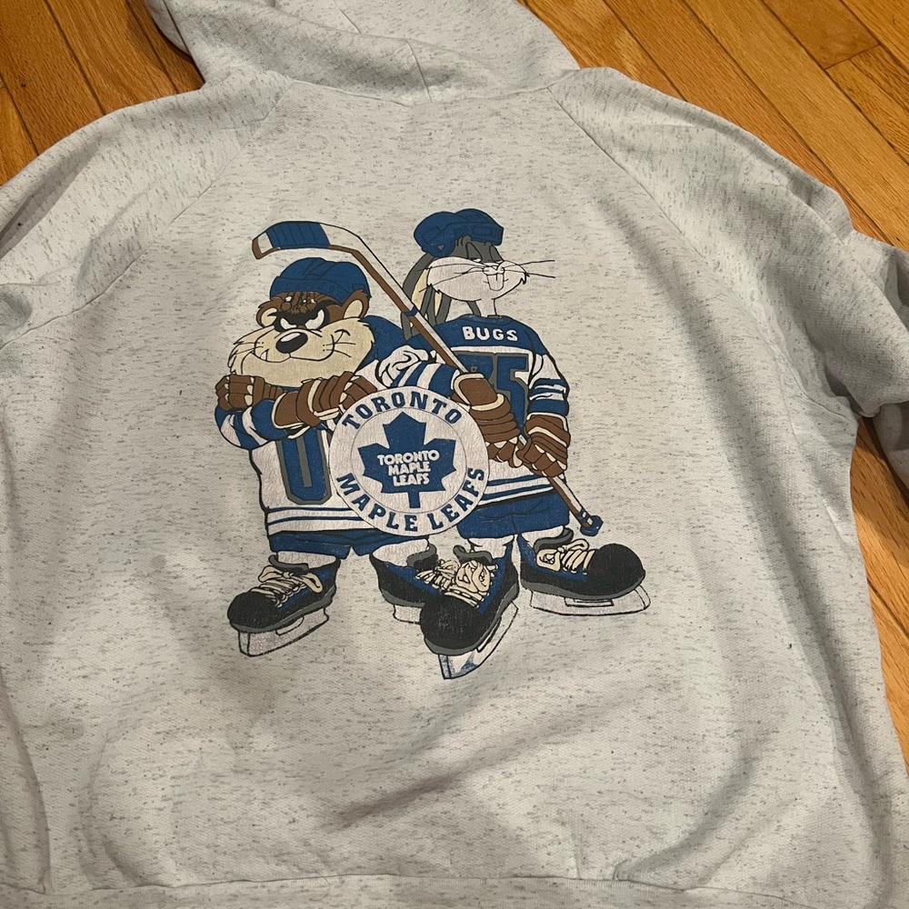 RARE 90s Toronto Maple Leafs Graphic Hoodie